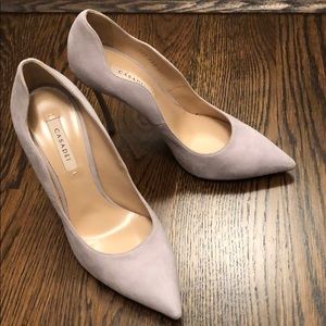 Casadei Grey suede pumps